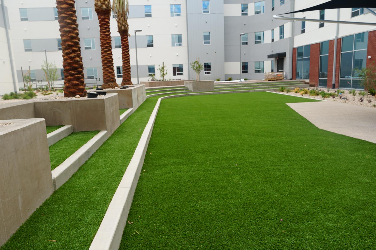 Commercial artificial grass installation in Phoenix Arizona